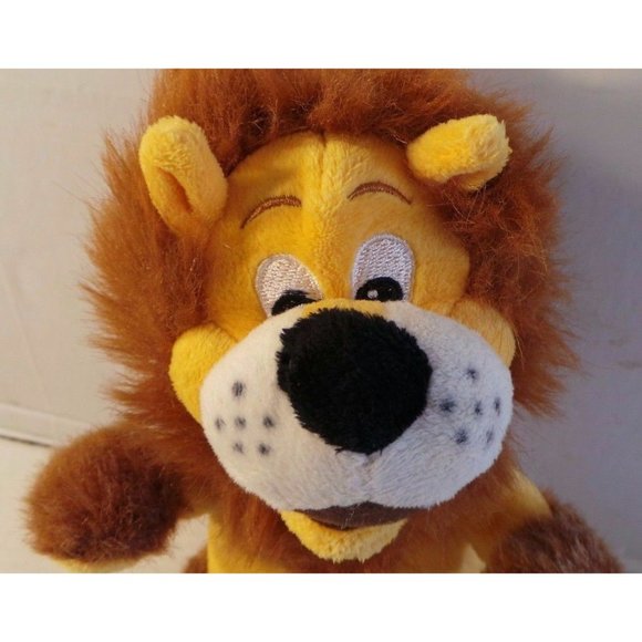 - 2 plush stuffed LIONS Lionel T. Lion 9" & NWT - Picture 3 of 9